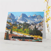 Mooie dag op de berg kaart (Gele Bloem)