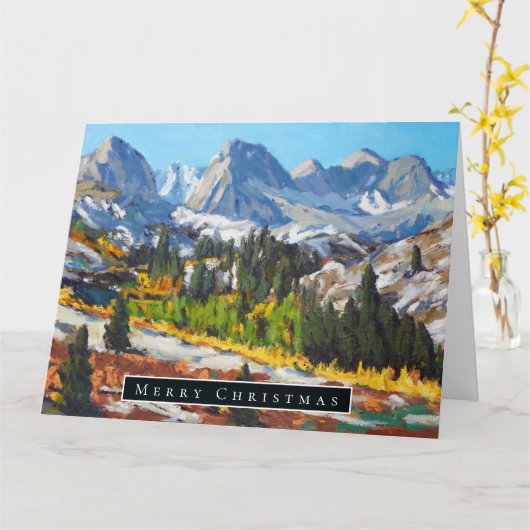 Mooie dag op de berg kaart (Gele Bloem)