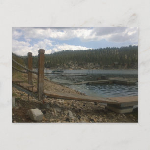 Mooie dag op het dodenmeer briefkaart