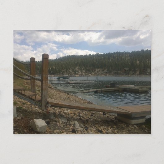 Mooie dag op het dodenmeer briefkaart (Voorkant)