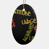 Mooie dag 's nachts Grote cadeautjes ornament (Links)