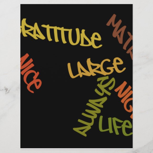 Mooie dag 's nachts Grote geschenken briefhoofd (Voorkant)