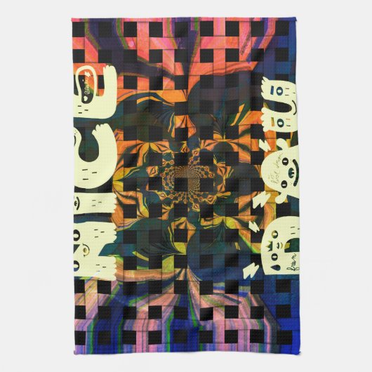 Mooie dag theedoek (Verticaal)