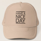 Mooie dag trucker pet (Voorkant)