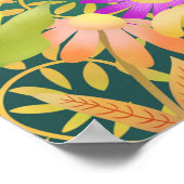 Mooie Dag Turquoise Poster (Hoek)