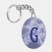 Mooie dag van Cloudy Sleutelhanger (Voorkant Links)