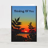 Mooie dag van zonsopgang tot zonsondergang kaart (Voorkant)