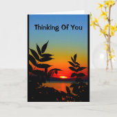 Mooie dag van zonsopgang tot zonsondergang kaart (Gele Bloem)