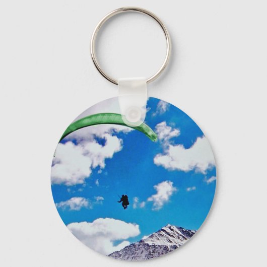 Mooie dag voor de para glide sleutelhanger (Voorkant)