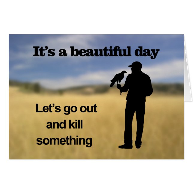 Mooie dag voor de valkerij (Voorkant Horizontaal)