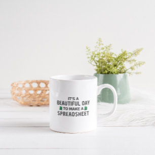 Mooie dag voor een spreahseet Two-Tone koffie mok