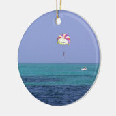 Mooie dag voor parazeilen keramisch ornament (Links)