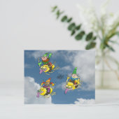 Mooie dag voor vliegen. briefkaart (Staand voorkant)