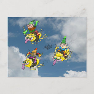 Mooie dag voor vliegen. briefkaart