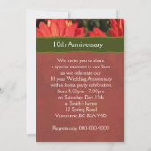 mooie dagerenkampen voor bloemen. kaart (Achterkant)