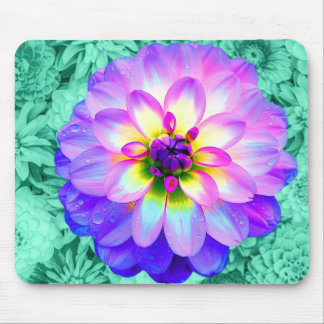 Mooie Dahlia Flower Muismat Mat