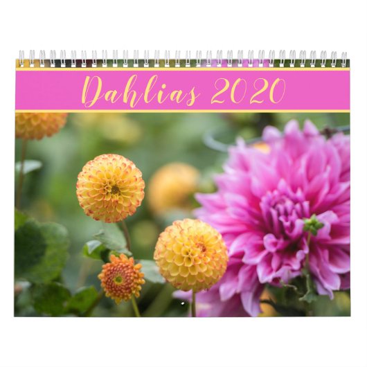 Mooie Dahlias 2020 Kalender (Hoes)