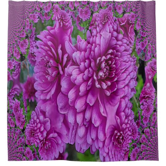 Mooie Dahlias..... Douchegordijn (Voorkant)