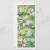Mooie Daisies Waterverf Reus Bladwijzer (Achterkant)