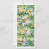 Mooie Daisies Waterverf Reus Bladwijzer (Voorkant)