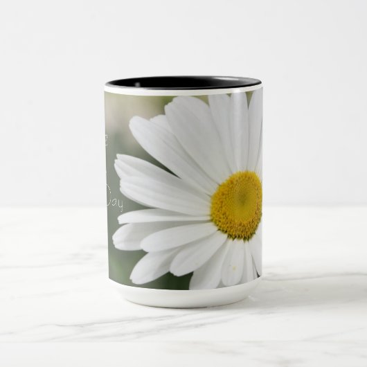 Mooie Daisy Bloemde Mok (Midden)