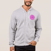 Mooie Daisy Flower, Halftone Illustratie Hoodie (Voorkant)