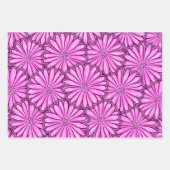 Mooie Daisy Flower Halftone Light Illustration Inpakpapier Vel (Voorkant)