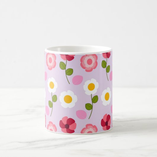 Mooie Daisy Flower Keramische Mok 11 oz (Center)
