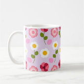 Mooie Daisy Flower Keramische Mok 11 oz (Links)