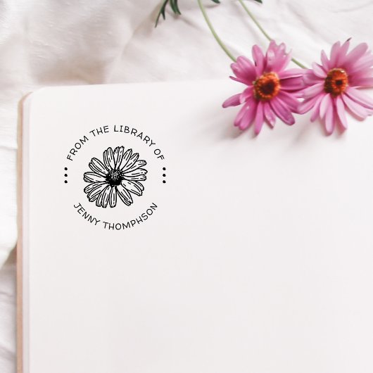 Mooie Daisy Simple Mopern uit de bibliotheek van Rubberstempel