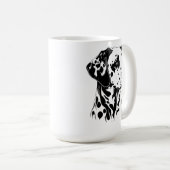 Mooie Dalmatiër Koffiemok (Voorkant rechts)