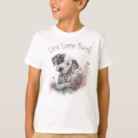 Mooie Dalmatische Hond Bloemen