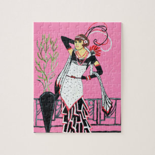 Mooie dame 2 puzzels