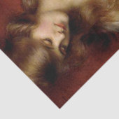 mooie dame, albert lynch, belle époque schilderij tissuepapier (Detail)