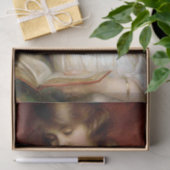 mooie dame, albert lynch, belle époque schilderij tissuepapier (Geschenk)