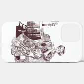 Mooie dame drink thee Case-Mate iPhone case (Achterkant (horizontaal))