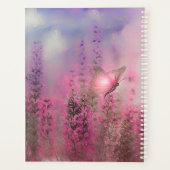 Mooie dame en vlinder planner (Achterkant)