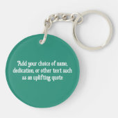 Mooie dame in Art Nouveau-stijl uit de jaren 20 -  Sleutelhanger (Achterkant)