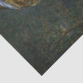  mooie dame in blauwe ontkoppeling tissuepapier (Detail)