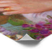 Mooie dame in de tuin van Albert Lynch,  Poster (Hoek)