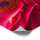 Mooie dame in het rood poster (Hoek)