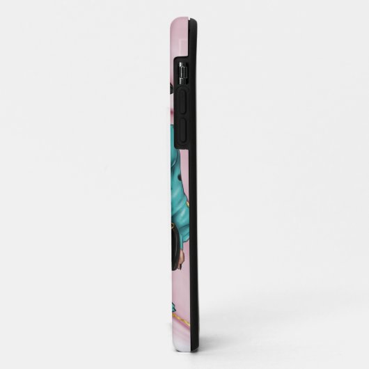 Mooie dame iPhone/iPad-draagtas Case-Mate iPhone Case (Achterkant/links)