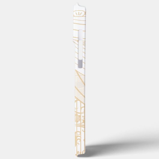 Mooie dame met gitaar Case-Mate iPhone case (Achterkant / Links)