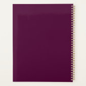 Mooie dame met gitaar planner (Achterkant)