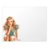 Mooie dame notitieblok (Voorkant)