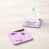 Mooie dame onderzetter (Rechterzijde)