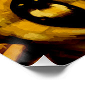 Mooie dame uit het verleden perfect poster (Hoek)