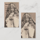  mooie dame visitekaartje (Voorkant / Achterkant)