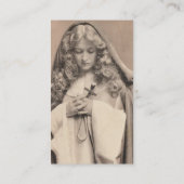  mooie dame visitekaartje (Achterkant)