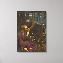 Mooie dame zonder medelijden canvas afdruk